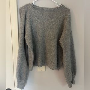 Gray sweater